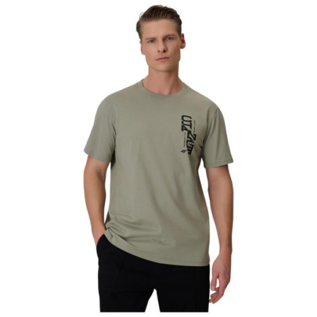 4F ΑΝΔΡΙΚΗ ΚΟΝΤΟΜΑΝΙΚΗ ΜΠΛΟΥΖΑ ΧΑΚΙ 4FWSS26TTSHM2665-43S